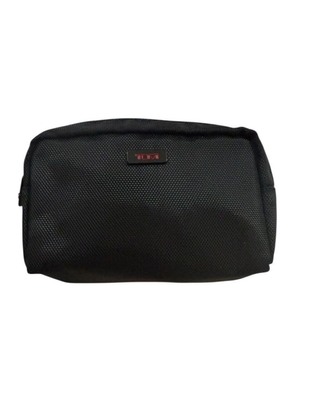 TUMI for Delta Black Nylon Travel Toiletry Case Organizer Pouch